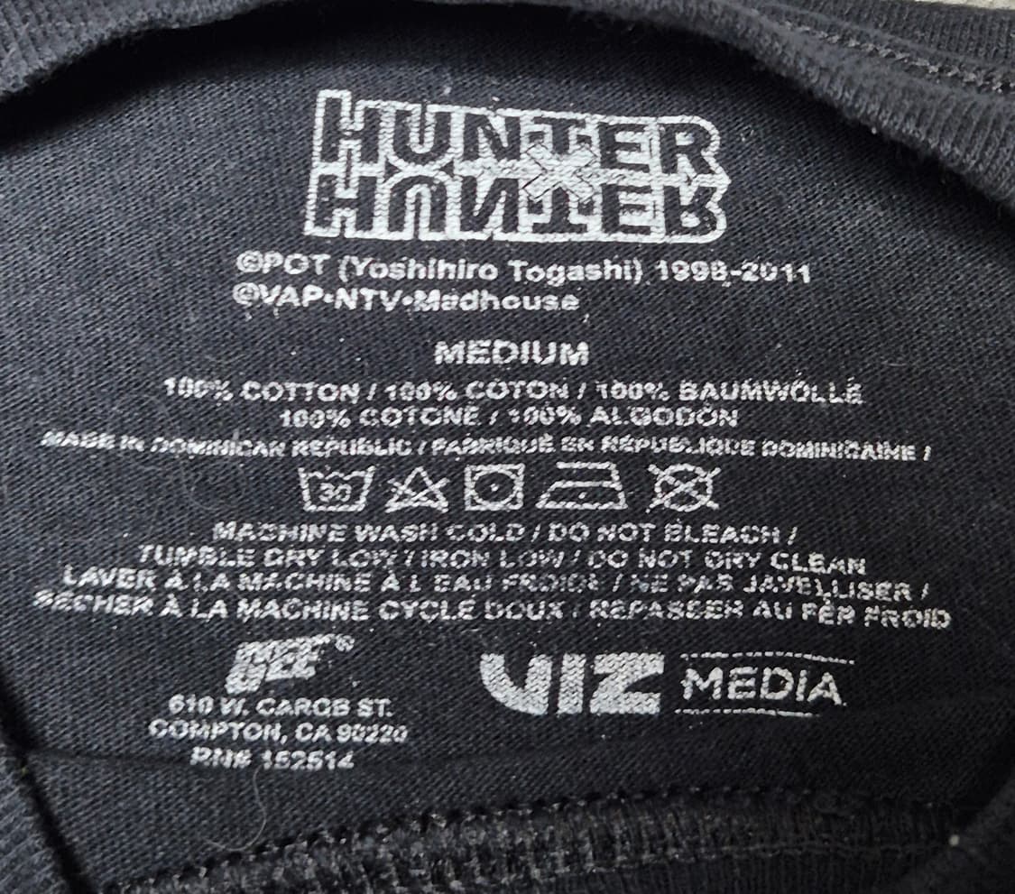 [M] 헌터x헌터 오피셜 티셔츠 -205 상품이미지3