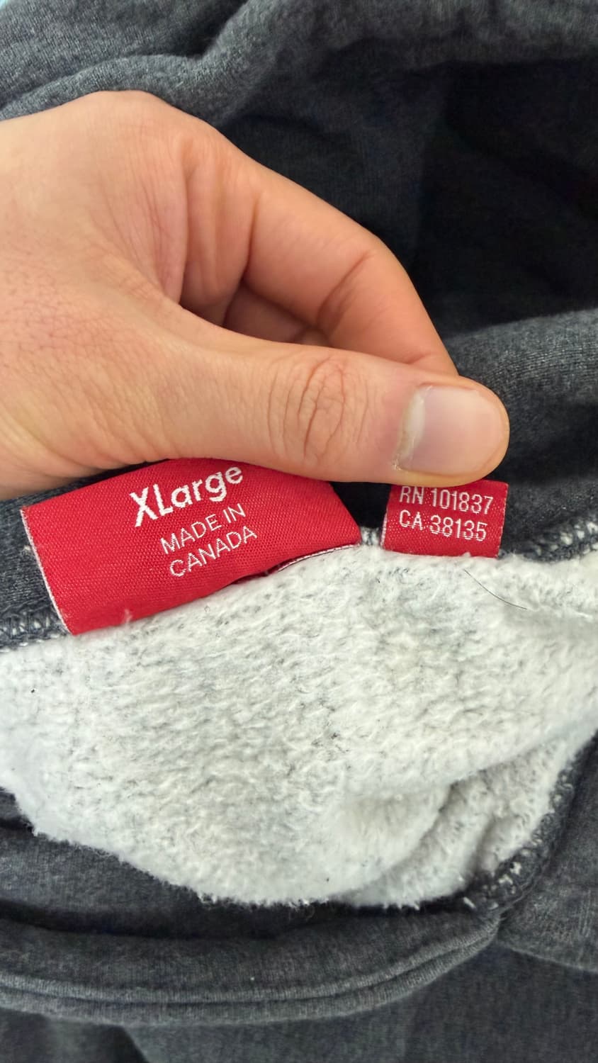  [XL]슈프림 박스로고 후드 스웨트셔츠 차콜 - 21FW 상품이미지6