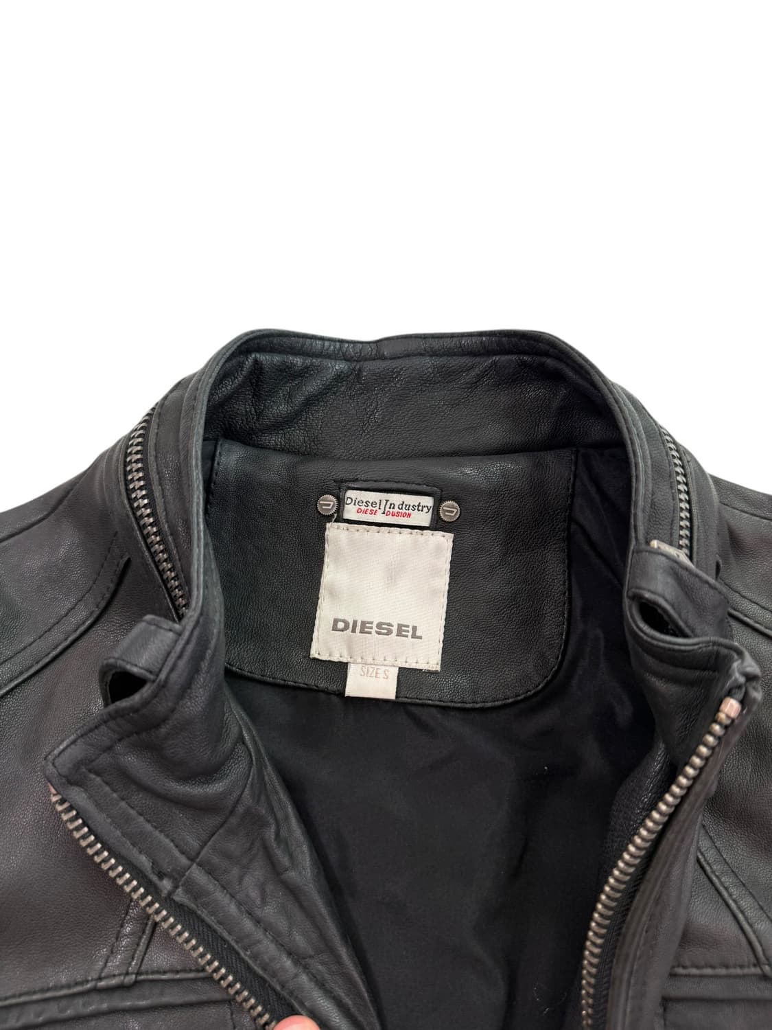 디젤 쉽스킨 레더자켓 상품이미지8