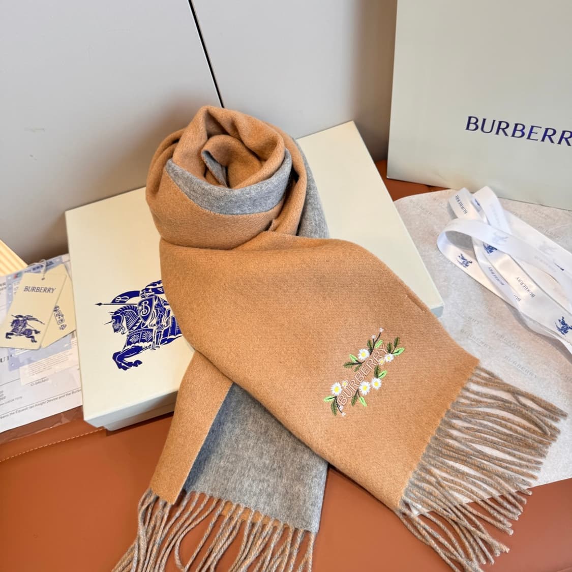 버버리숙녀 리버서블 스카프100% 램스울 상품이미지5