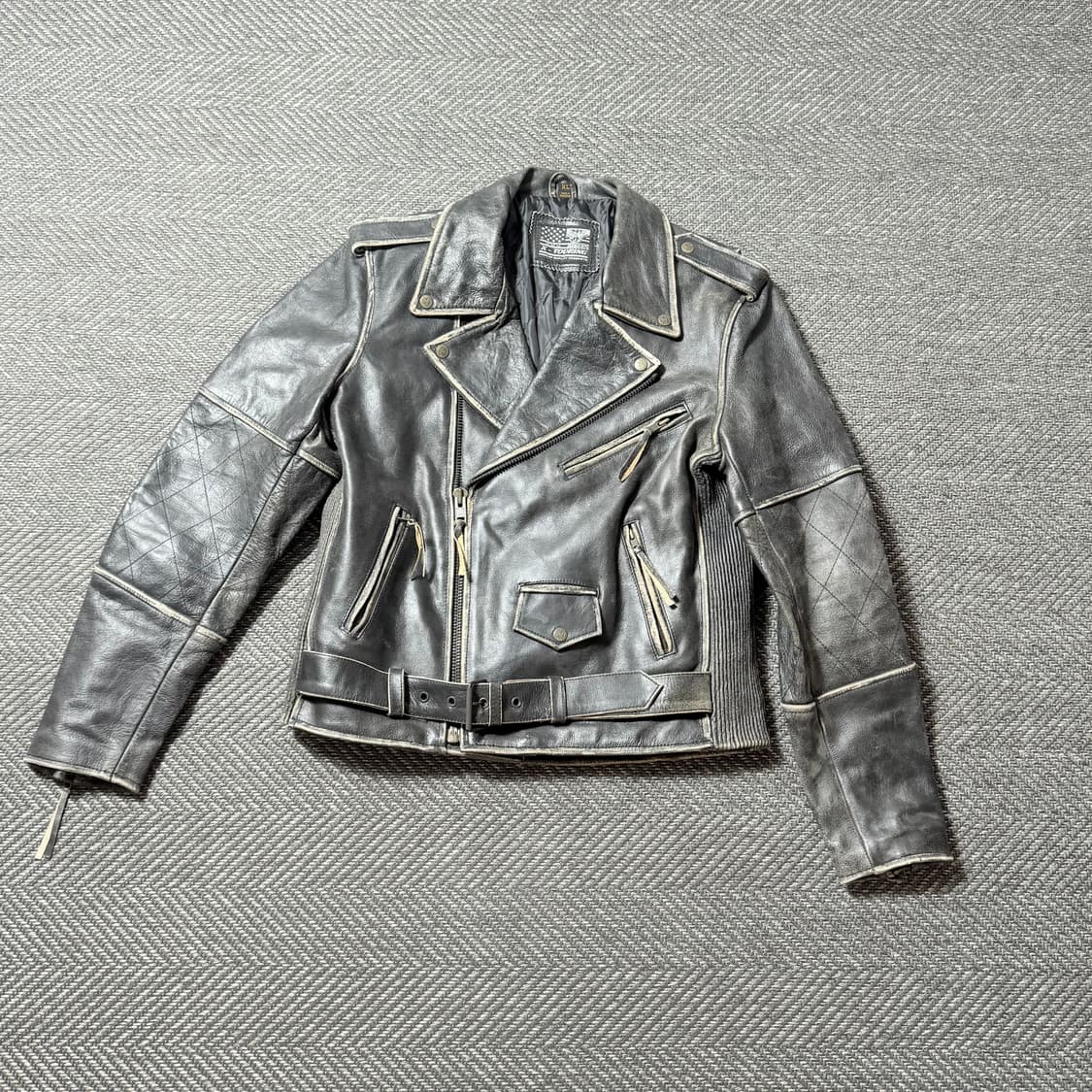 USA 빈티지 X-touring leather 자켓 XL 상품이미지1