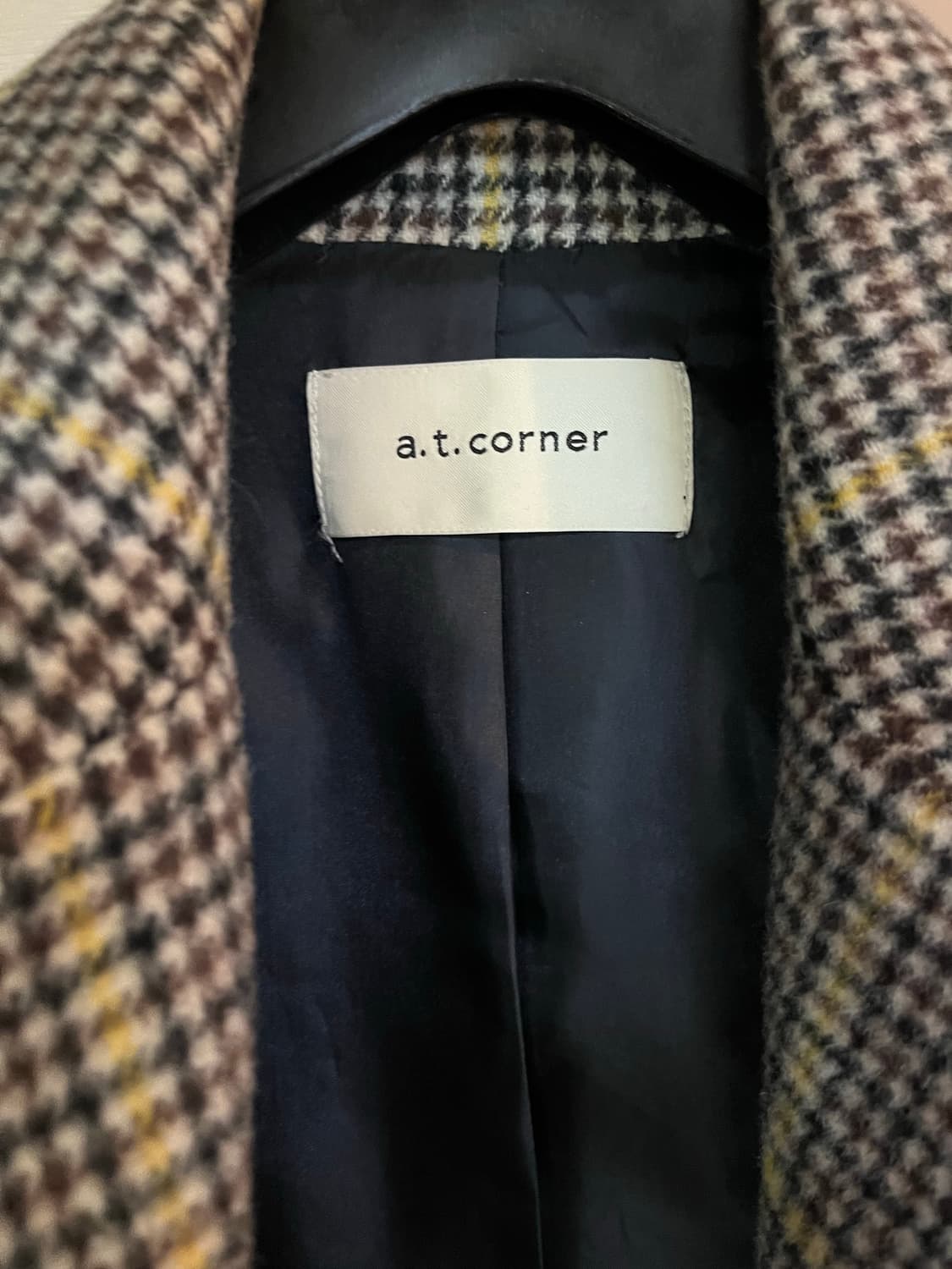 a.t.corner 앳코너 체크 코트 상품이미지6