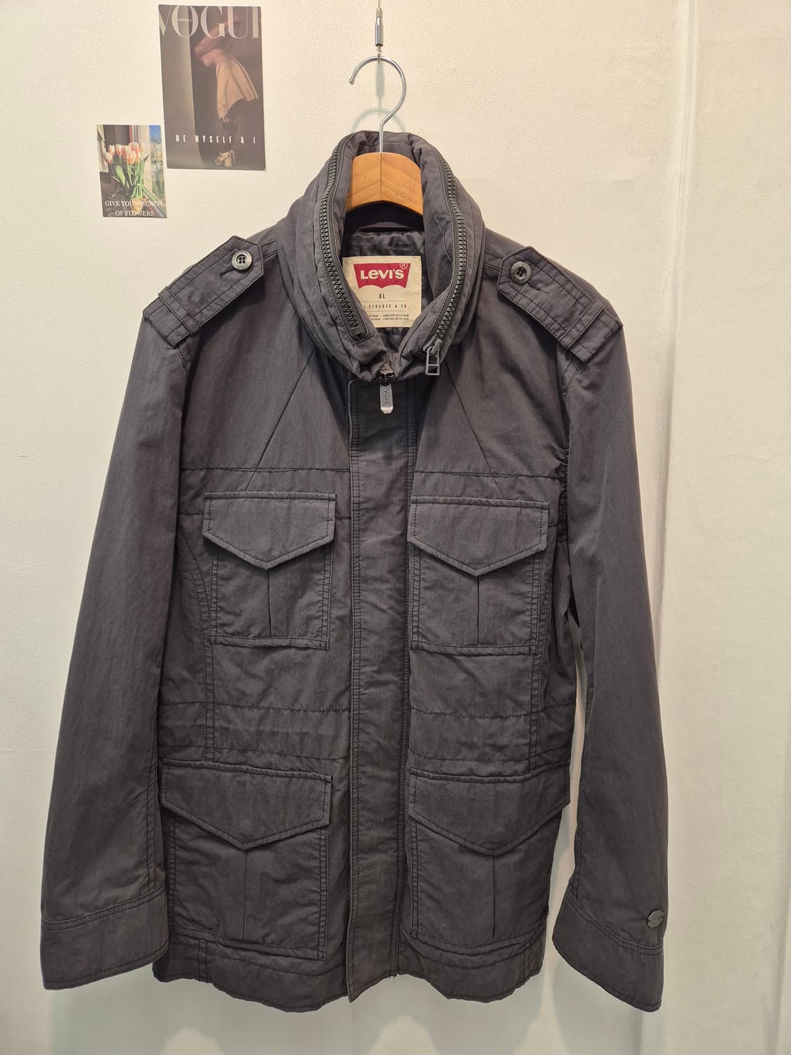 리바이스 남성 트러커 자켓 먹색 XL 
 상품이미지1