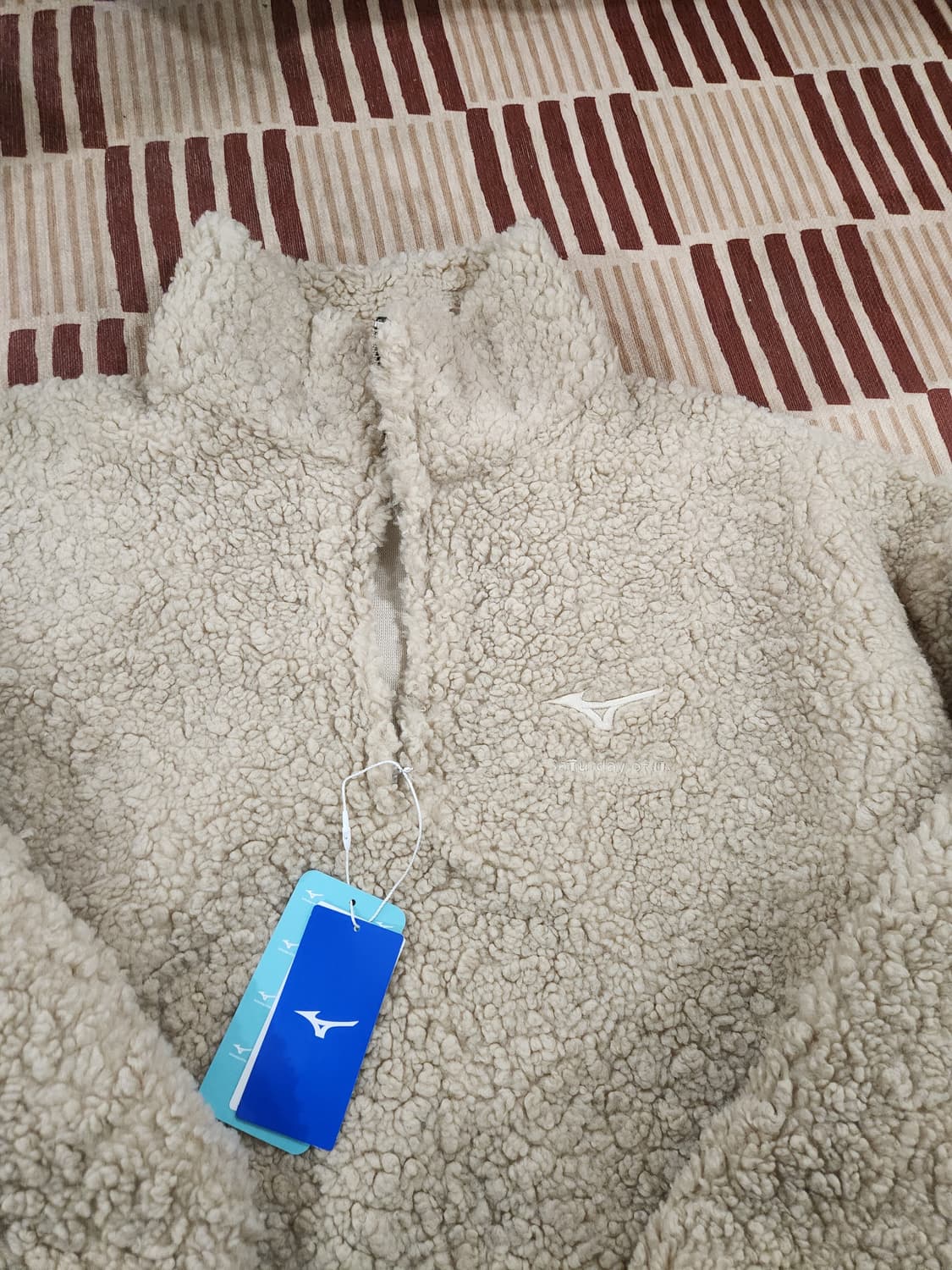 미즈노 x stu 플리스 하프 집업 (L) 신칠라 후리스 상품이미지2