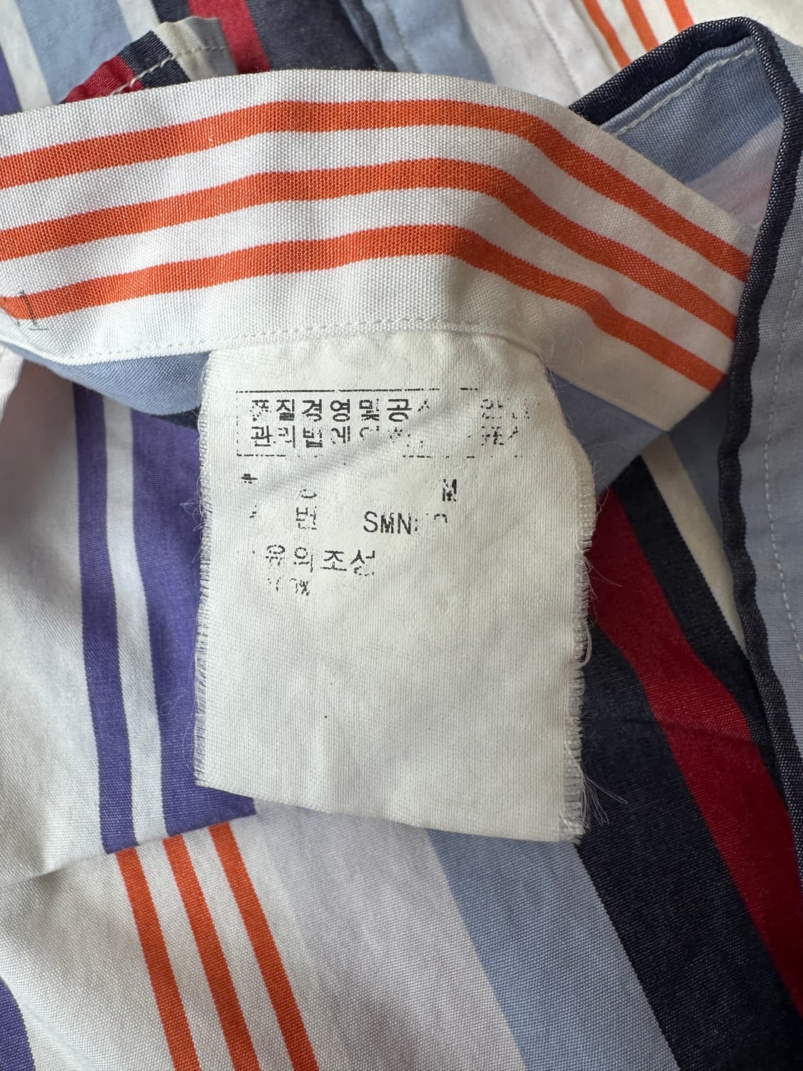 폴로 랄프로렌 컬러 스트라이프 블레이크 반팔 셔츠 M 상품이미지9