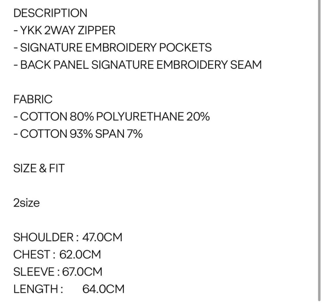 xlim ep4 jacket 2size 상품이미지3