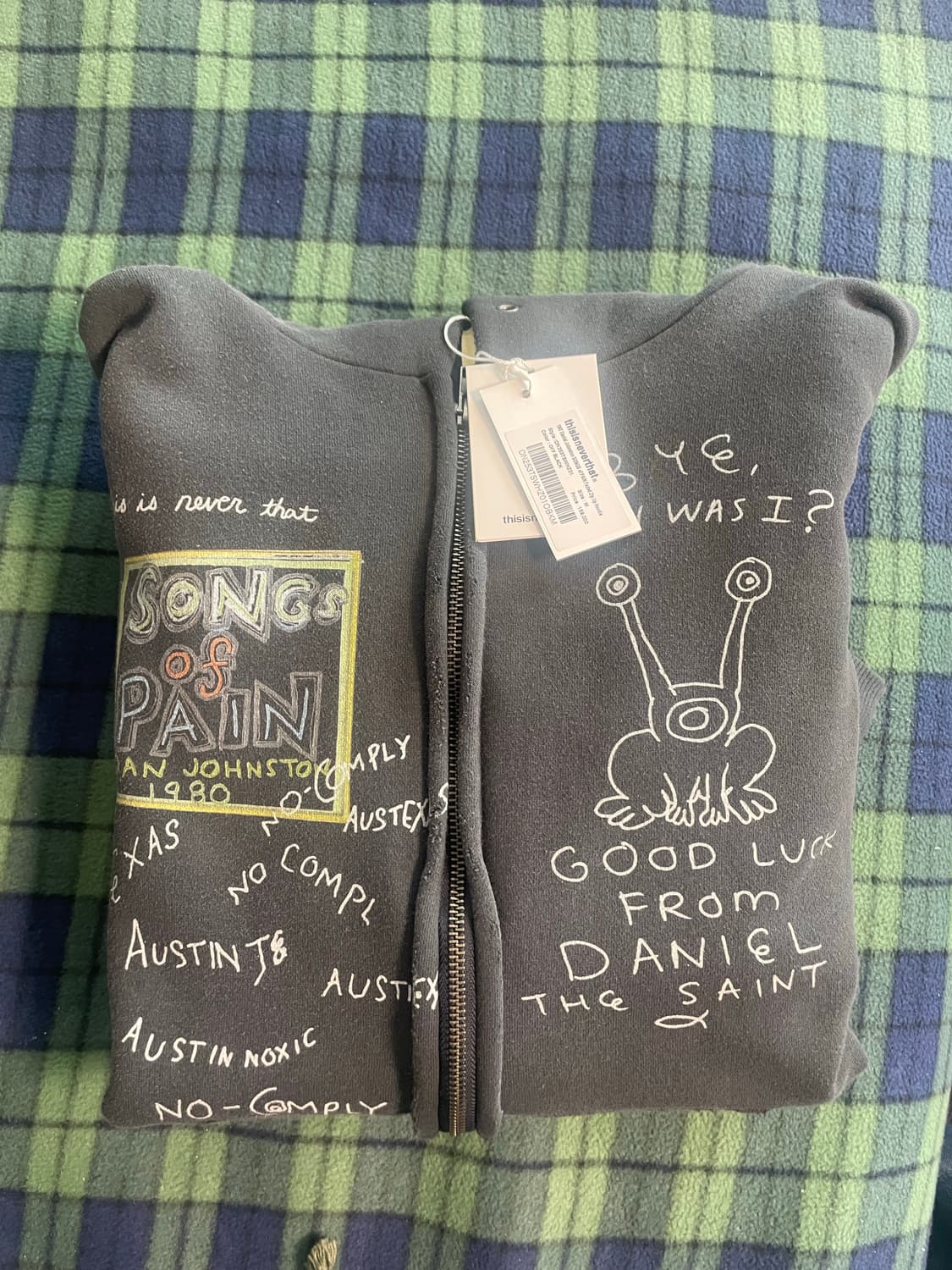 디스이즈네버댓 다니엘존스턴 후드집업 상품이미지3