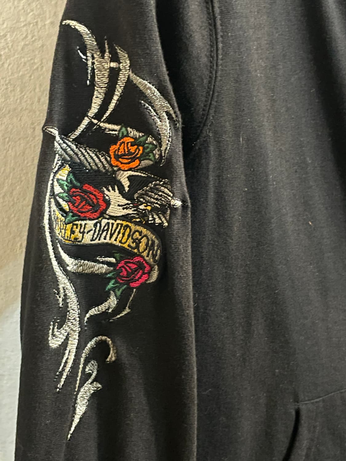 할리 데이비슨 풀집 후드 집업 상품이미지4