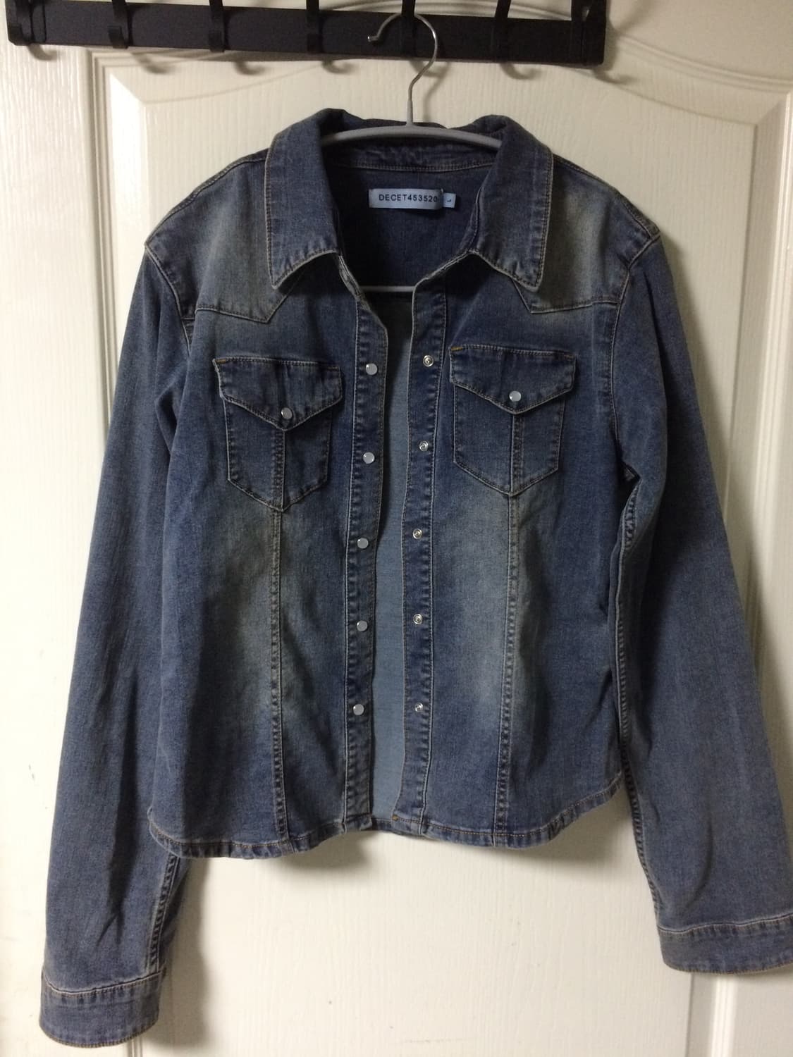 데케트 우먼 - western slim denim shirts 상품이미지2