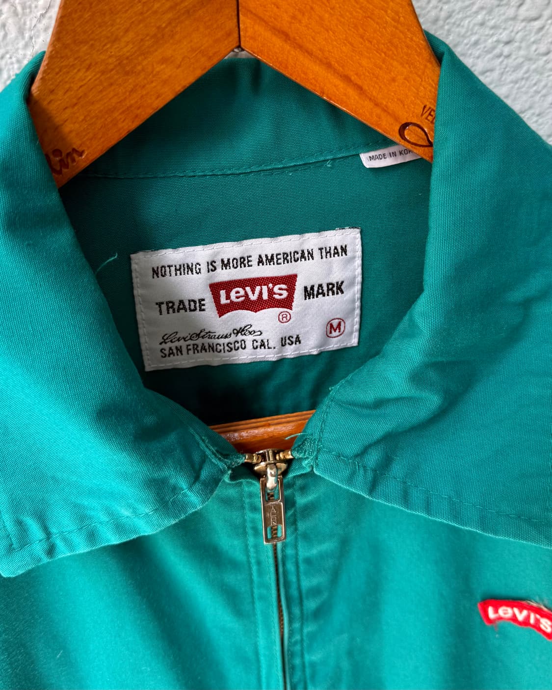 90s Levi’s 틸그린 드리즐러 자켓 상품이미지2