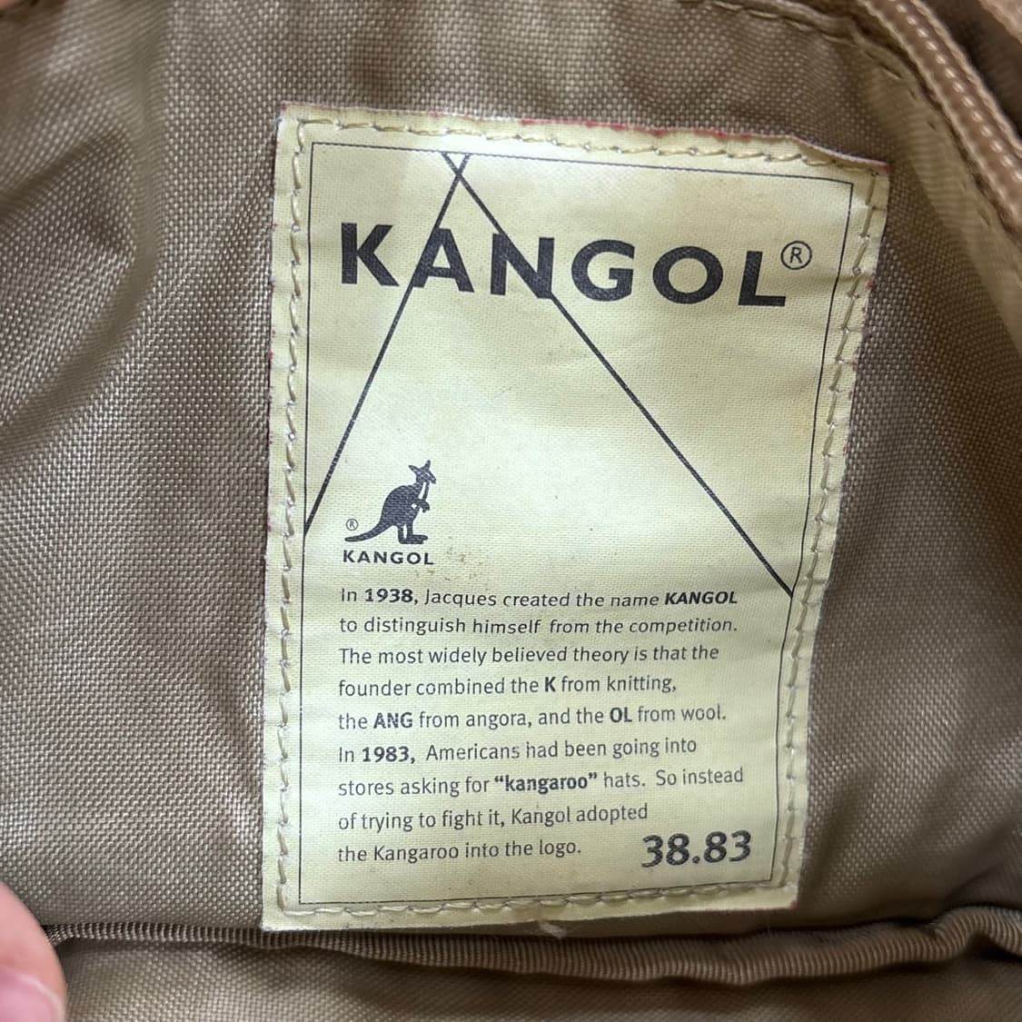 실측확인 캉골 레코드 슬링백 0408E2 상품이미지4