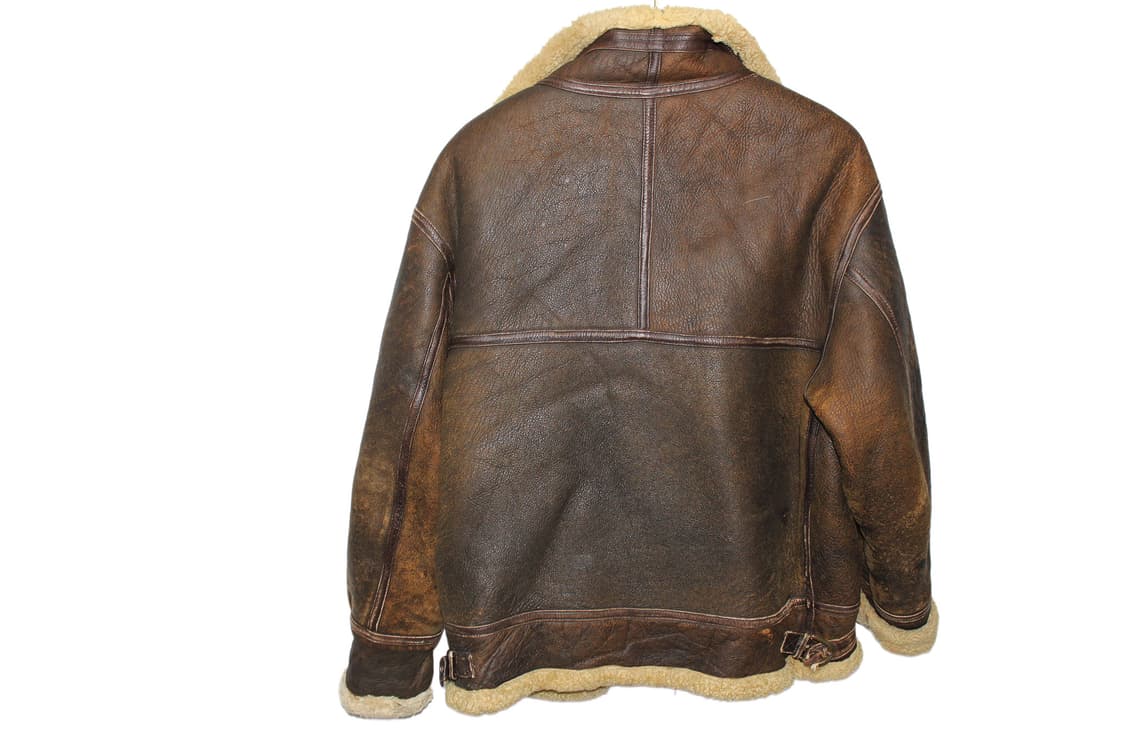 1990s USA Sheepskin B-3 Flight Jacket 상품이미지6