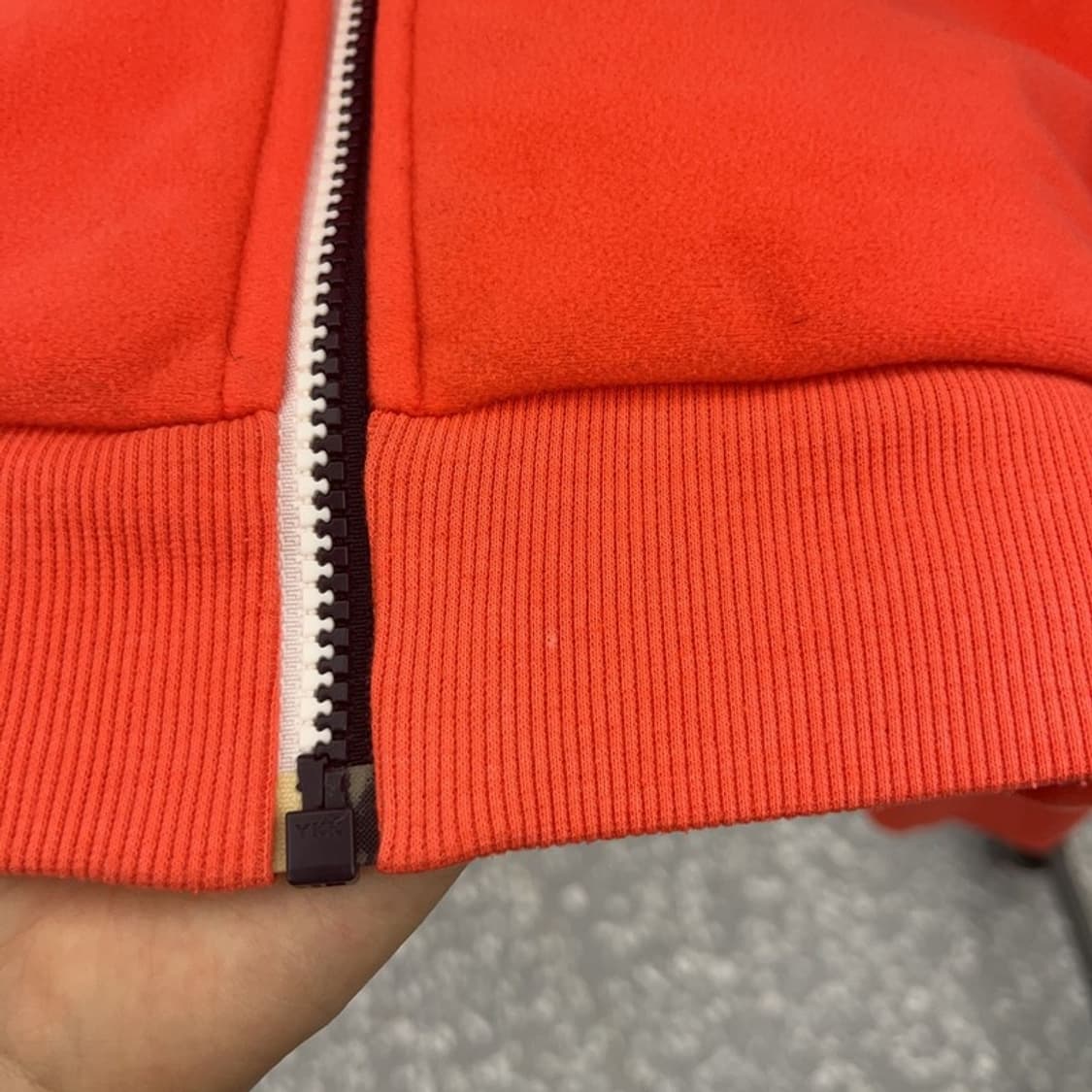 아디다스 희귀 레트로 키치 더블컬러로고 벨벳 집업 M C09269 상품이미지7