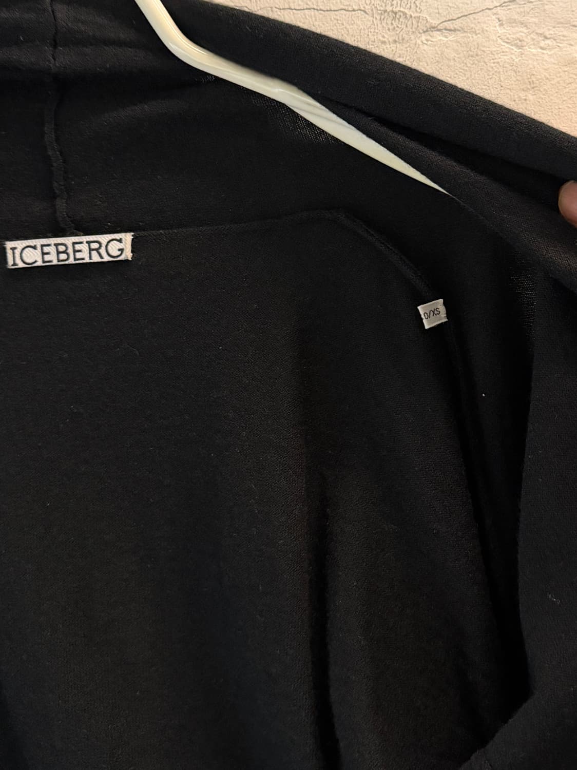 Iceberg 블랙 실크 캐시미어 블렌드 가디건 XS 상품이미지6