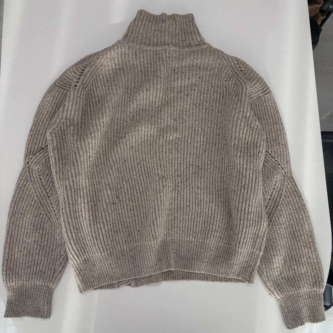 다이애그널 터틀넥 가디건 (상태 좋음) 상품이미지4