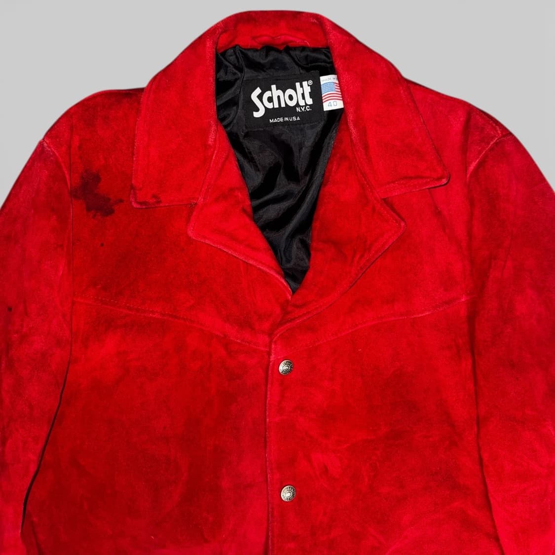 80‘s Schott suede jacket  상품이미지2