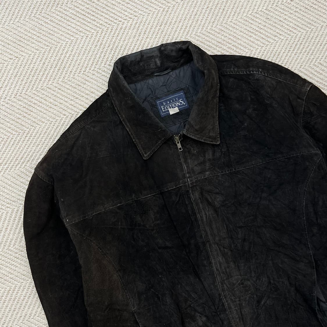 에디션 스웨이드 리얼레더 자켓 r2848 상품이미지3