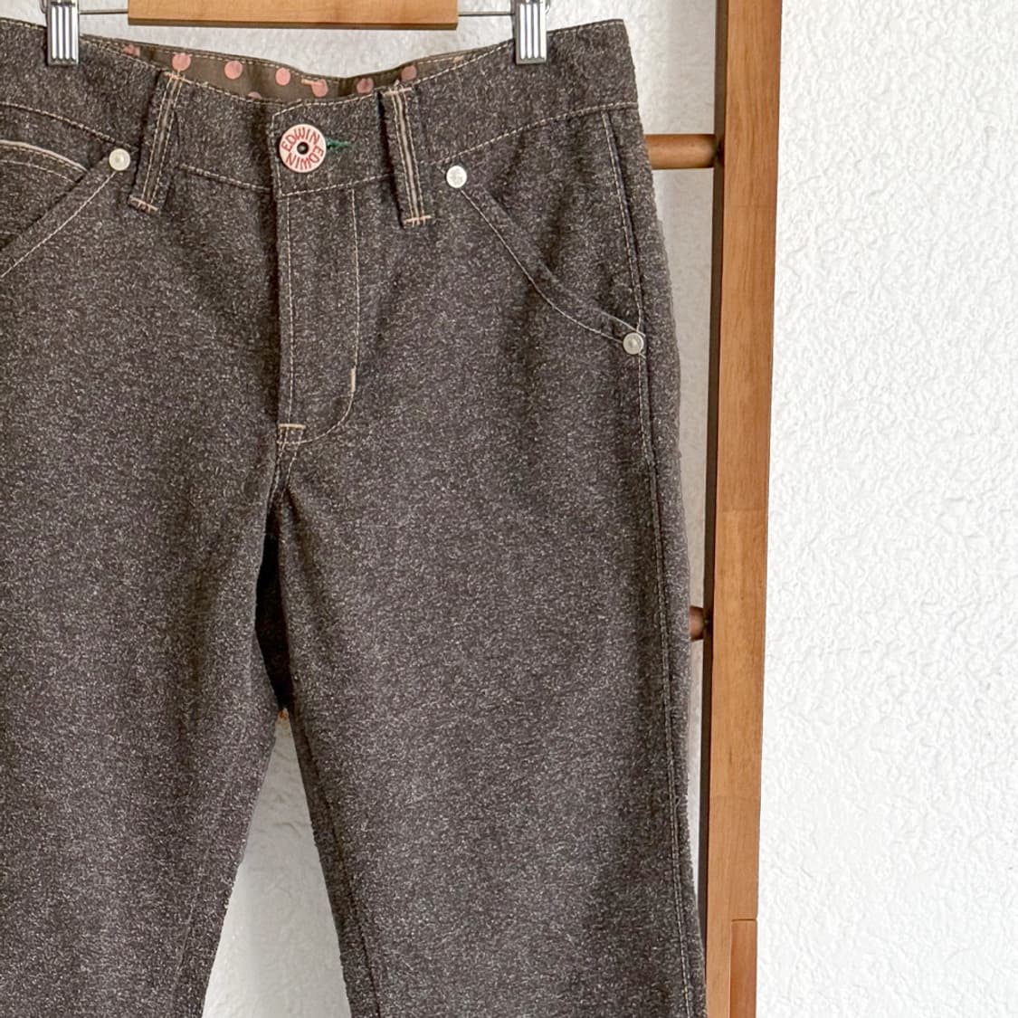 [EDWIN] 핑크 도트 하트라이닝 팬츠 상품이미지2