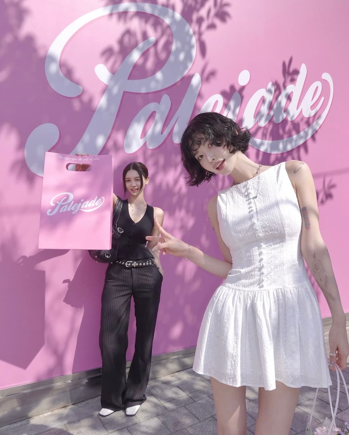 (새상품) 페일제이드 플라워 자카드 펀칭 드레스 원피스 화이트 S 상품이미지6