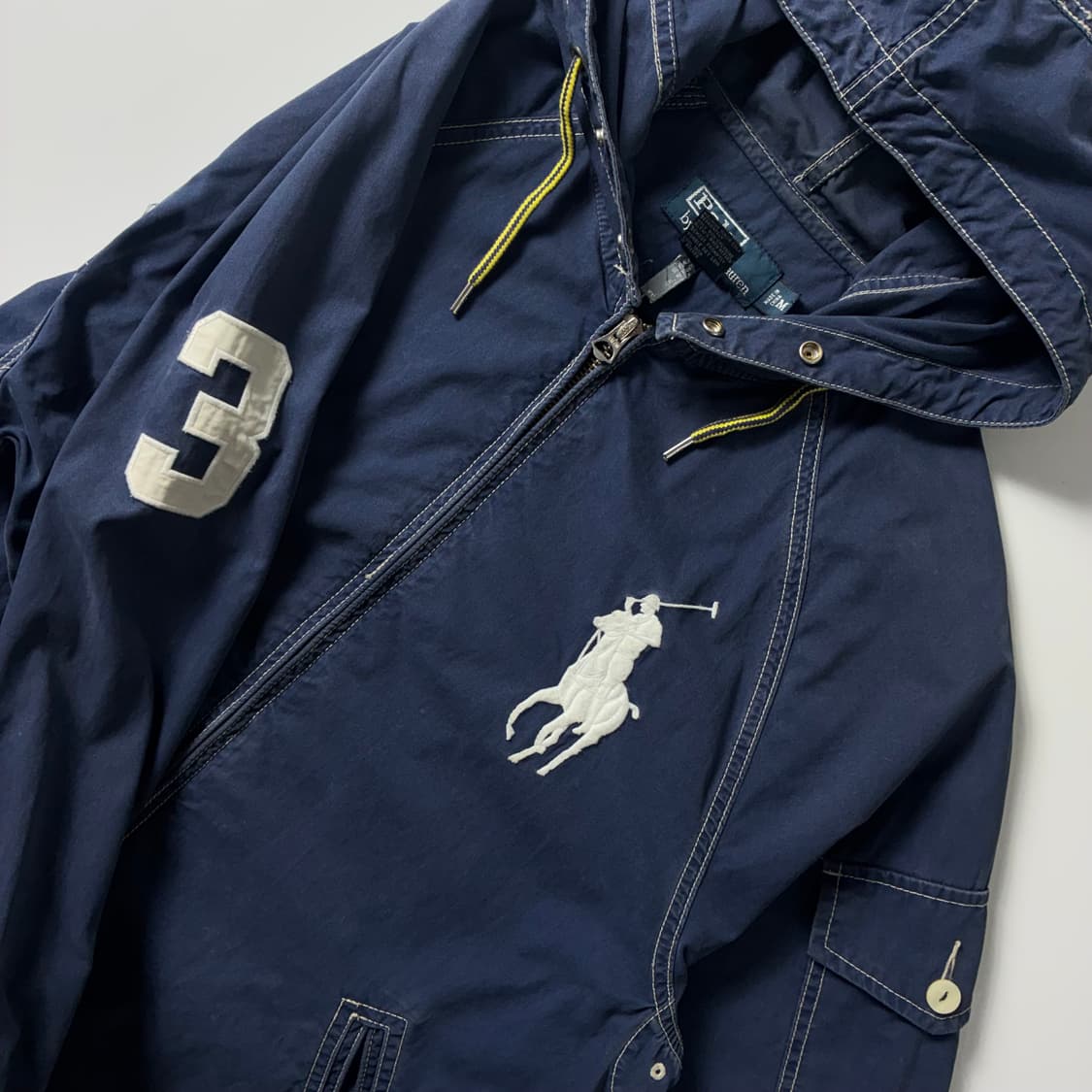 Polo  폴로 랄프로렌 90,s 빅포니 후드 자켓  상품이미지3