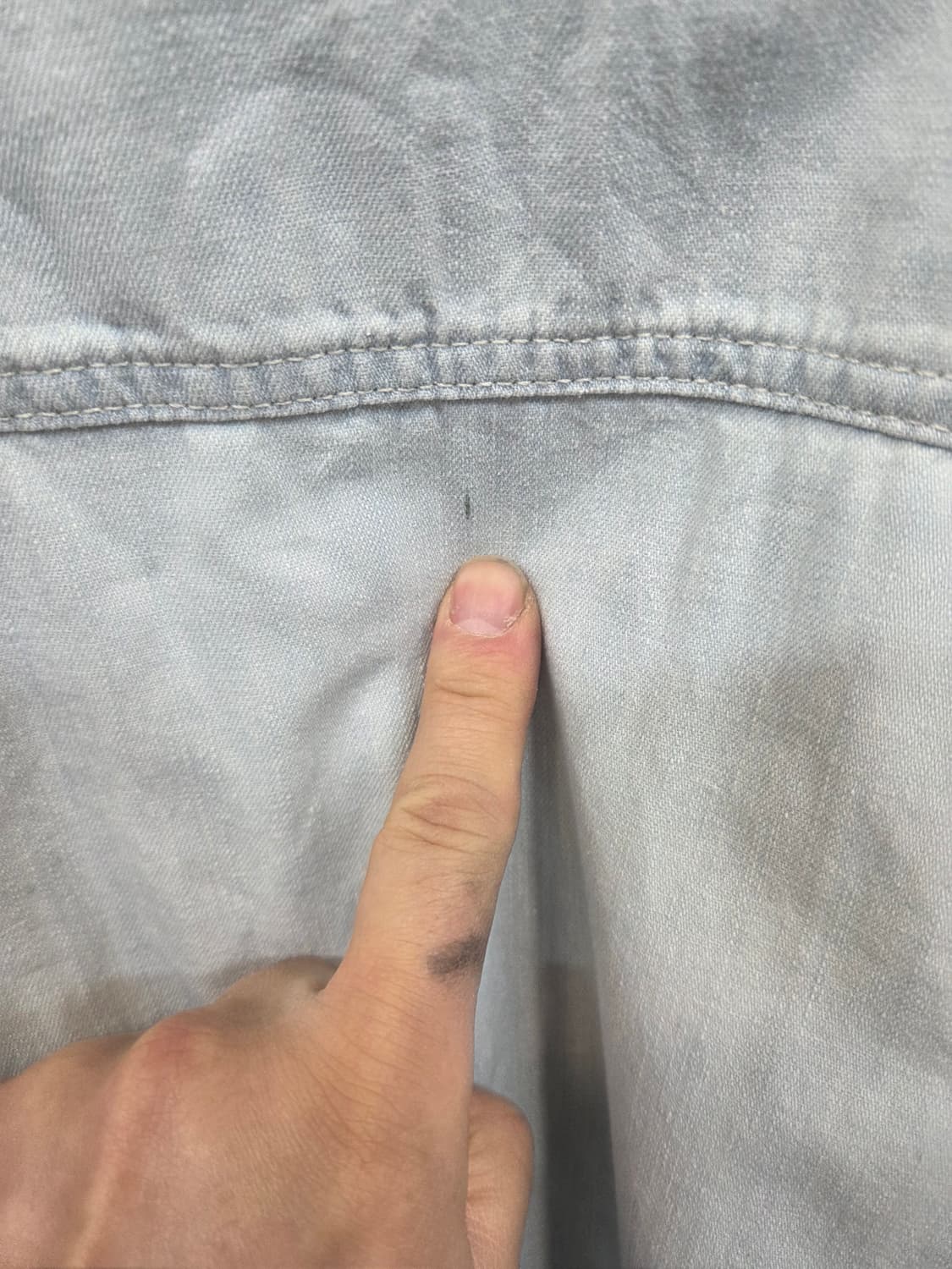 리바이스 빈티지 오버핏 연청 데님셔츠 긴팔 xl xxl 상품이미지7