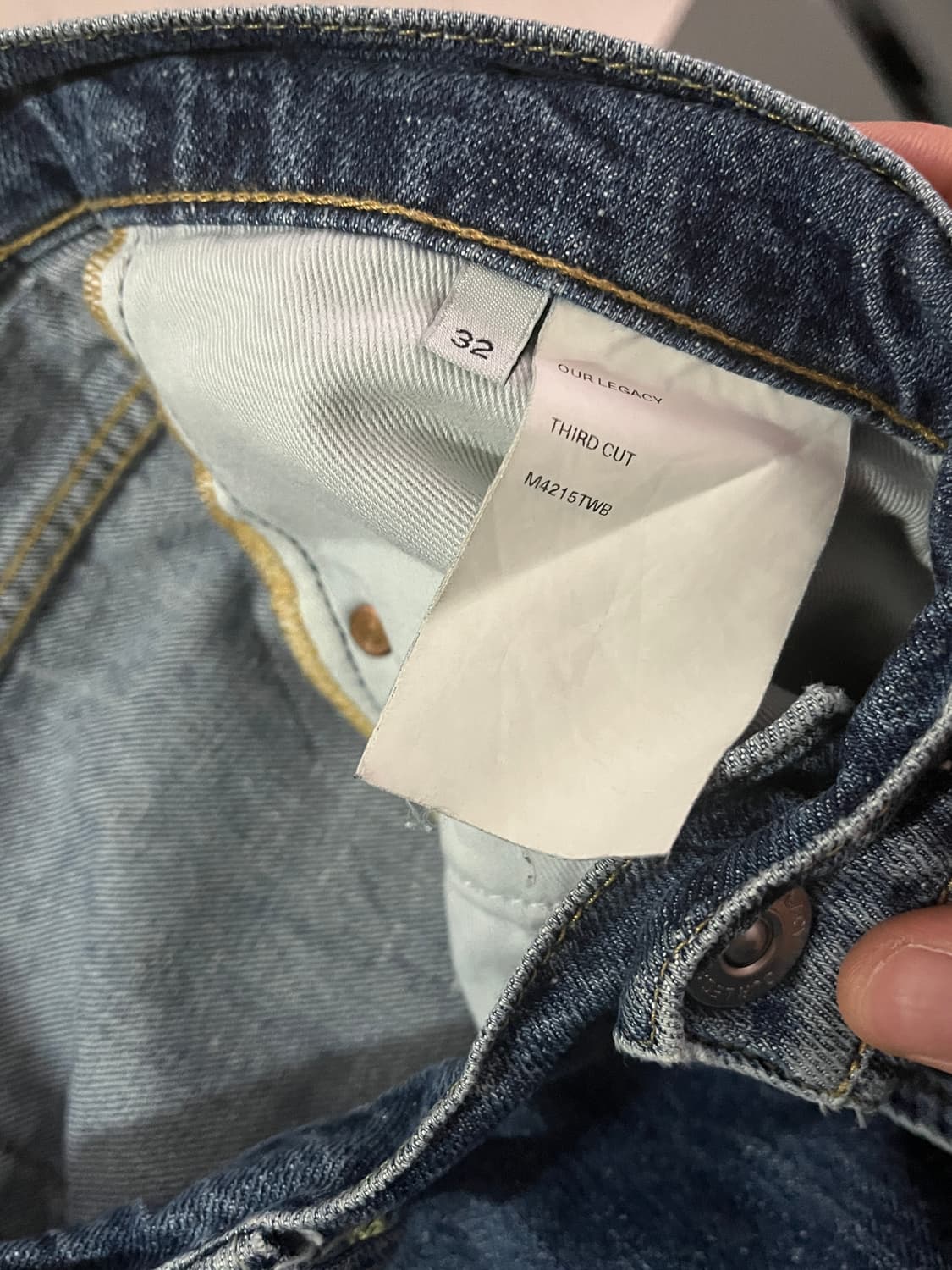 Our  Legacy 아워레가시 써드컷 블루넵(32) 상품이미지5