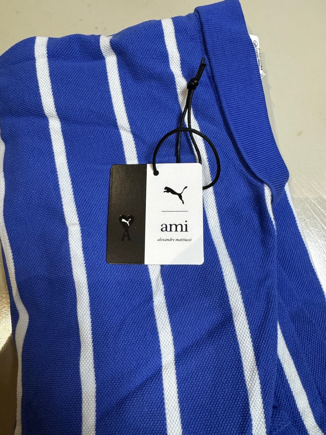 [정품택 제공] 푸마 AMI 콜라보 XL 폴로티 상품이미지6