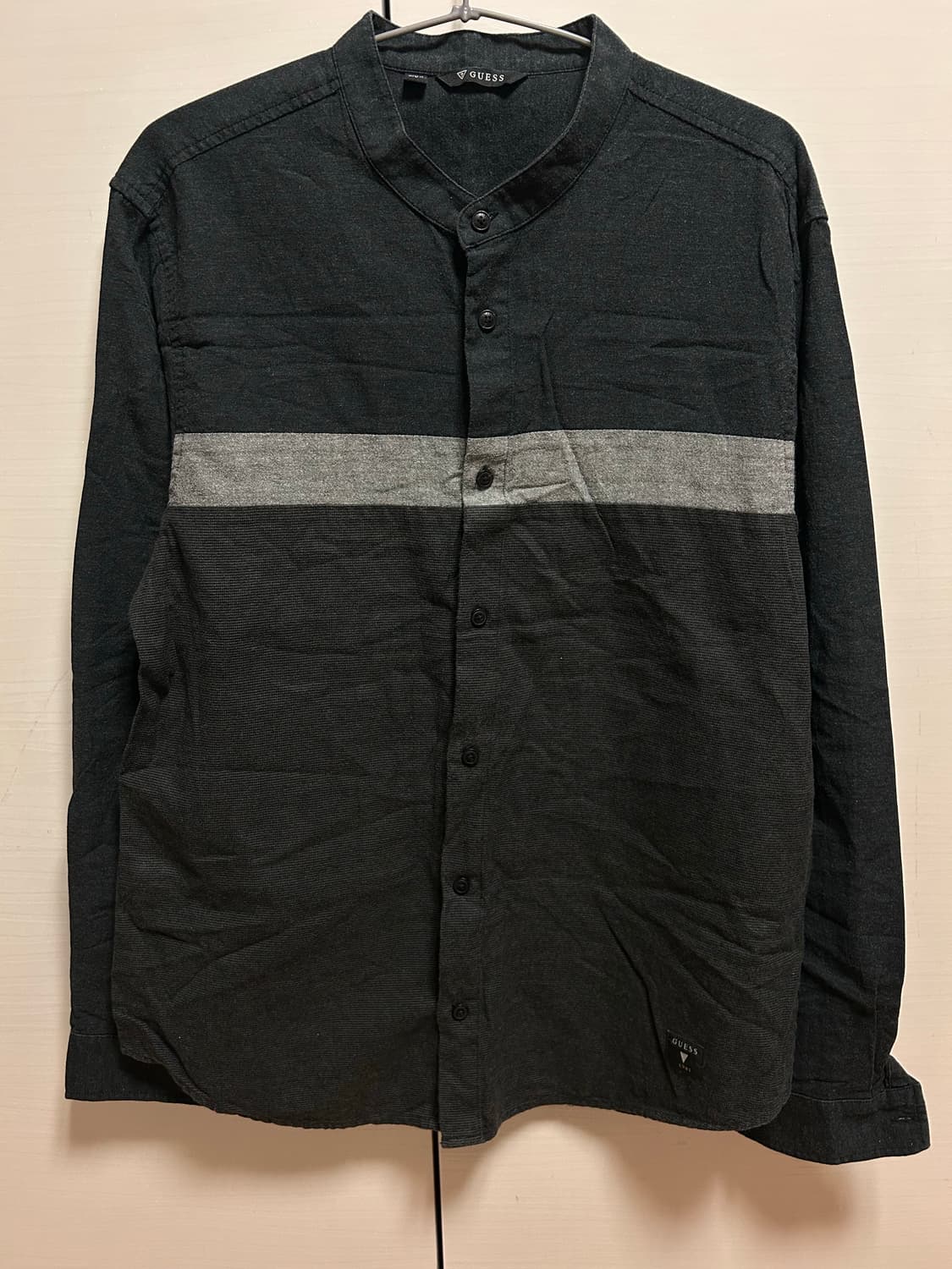 GUESS 남성 배색 셔츠 L (실측100) 상품이미지1