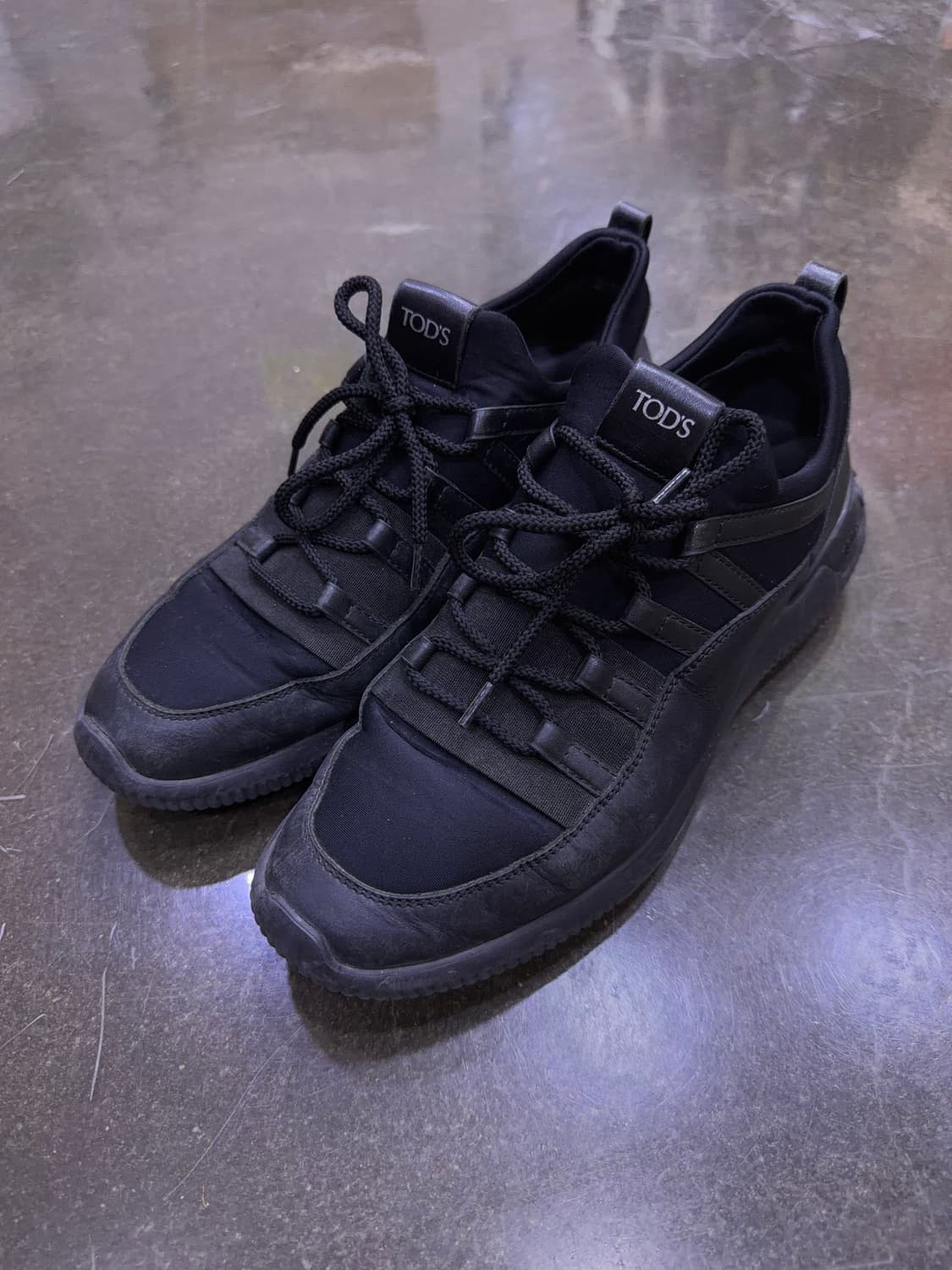 TOD'S 토즈 노코드 스니커즈 올 블랙 7 (260) 상품이미지1