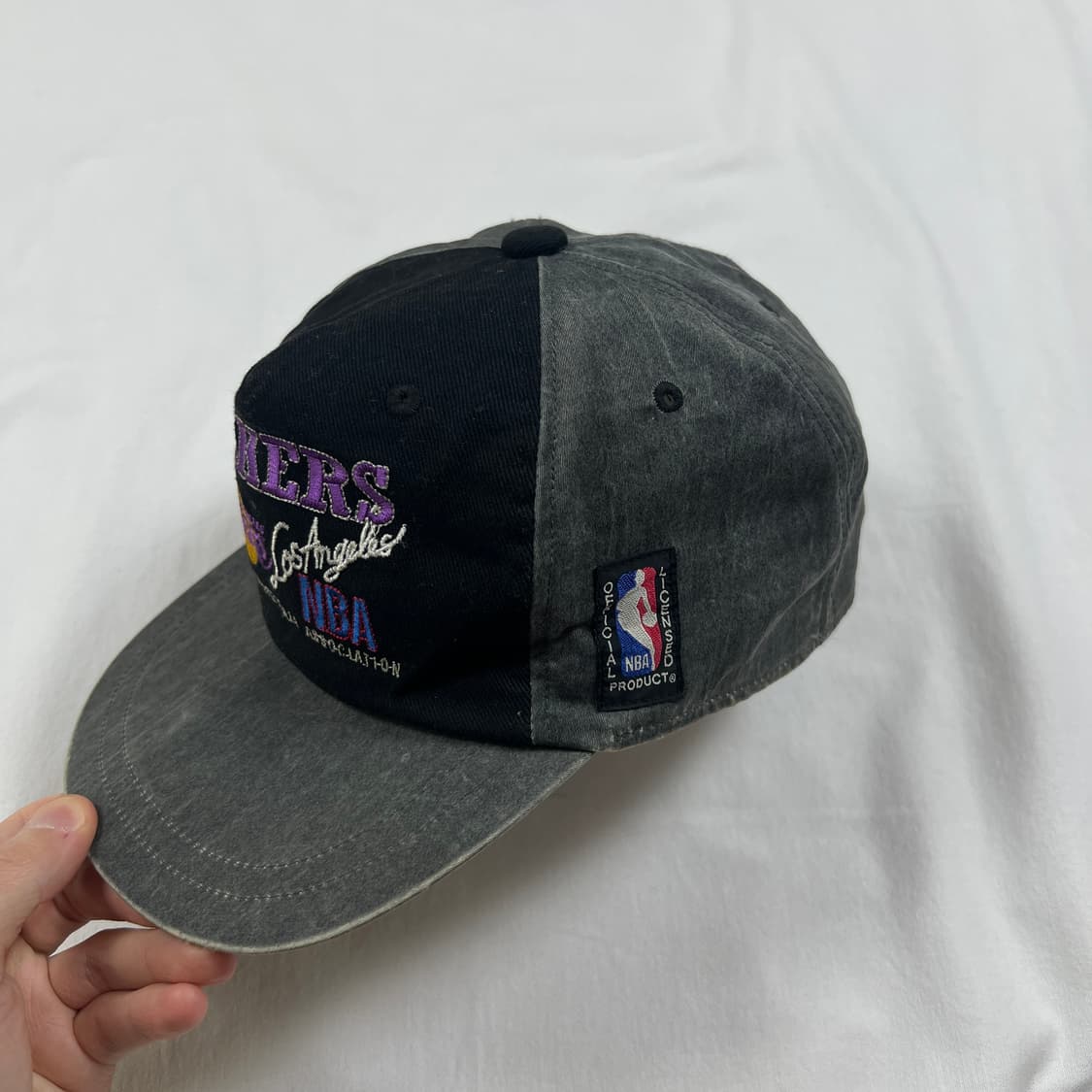 90‘s nba la lakers 레이커스 스냅 캡 모자 상품이미지4