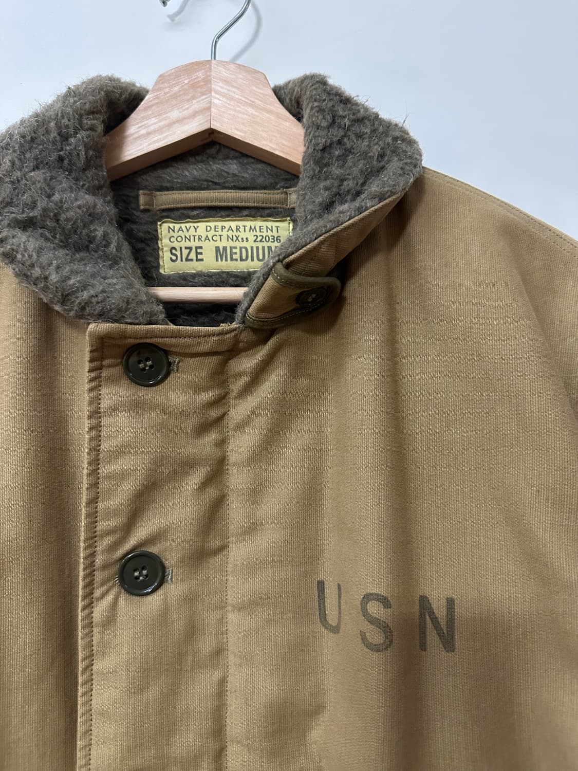 USN 버즈릭슨 N-1 덱자켓 M 상품이미지4