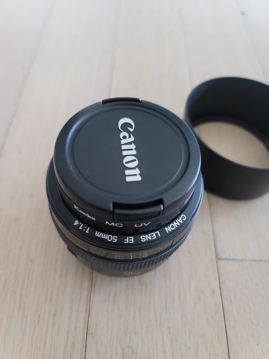 캐논 EF 50mm f1.4 USM 50.4 단렌즈 (쩜사)렌즈+ 후드 상품이미지2