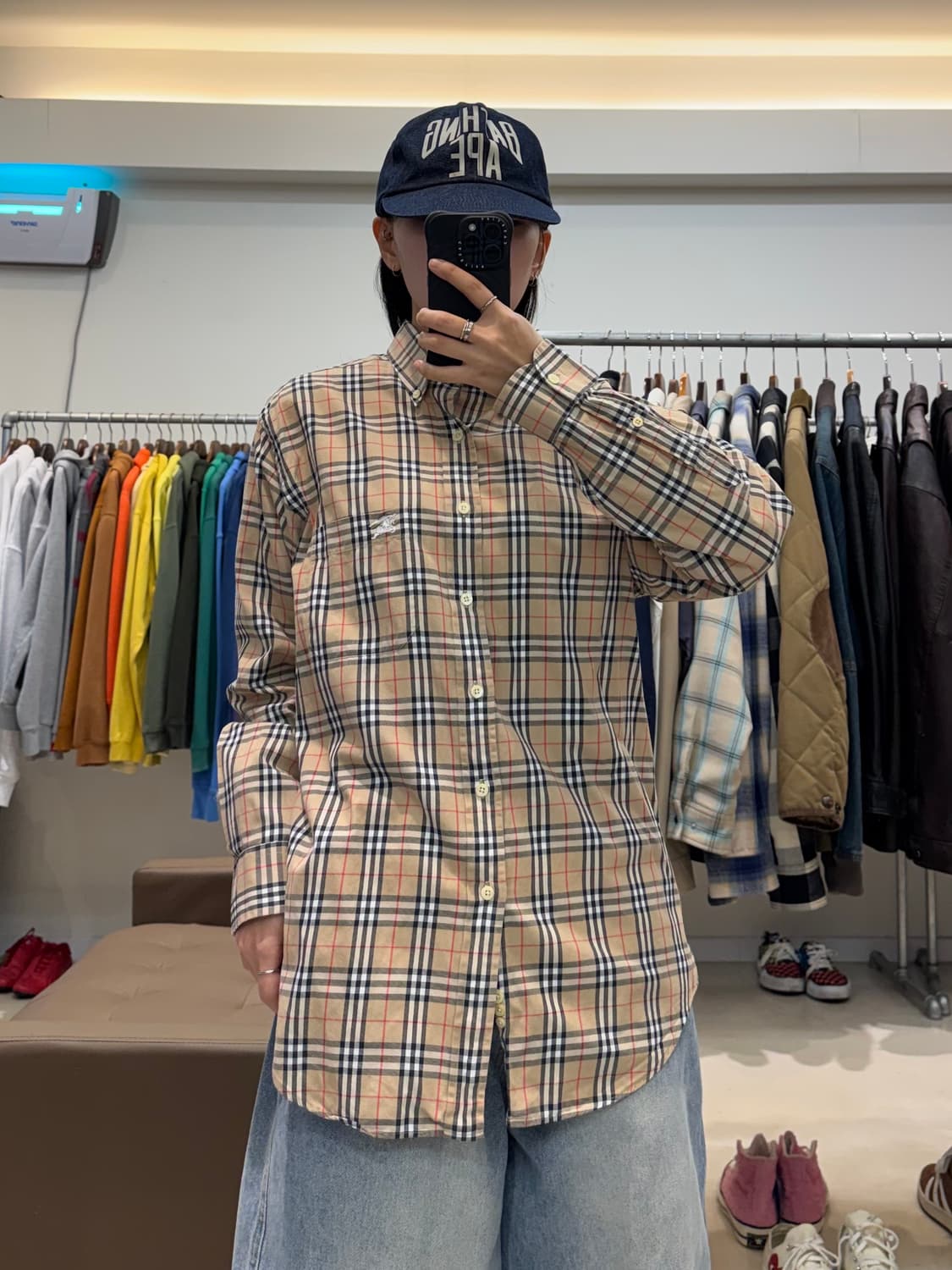 버버리 노바체크 셔츠 상품이미지5