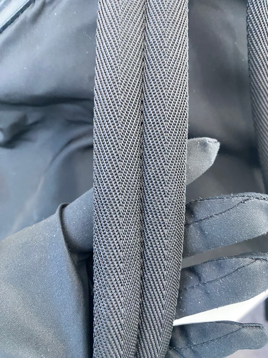 프라다 나일론 포코노 블랙 백팩 상품이미지9