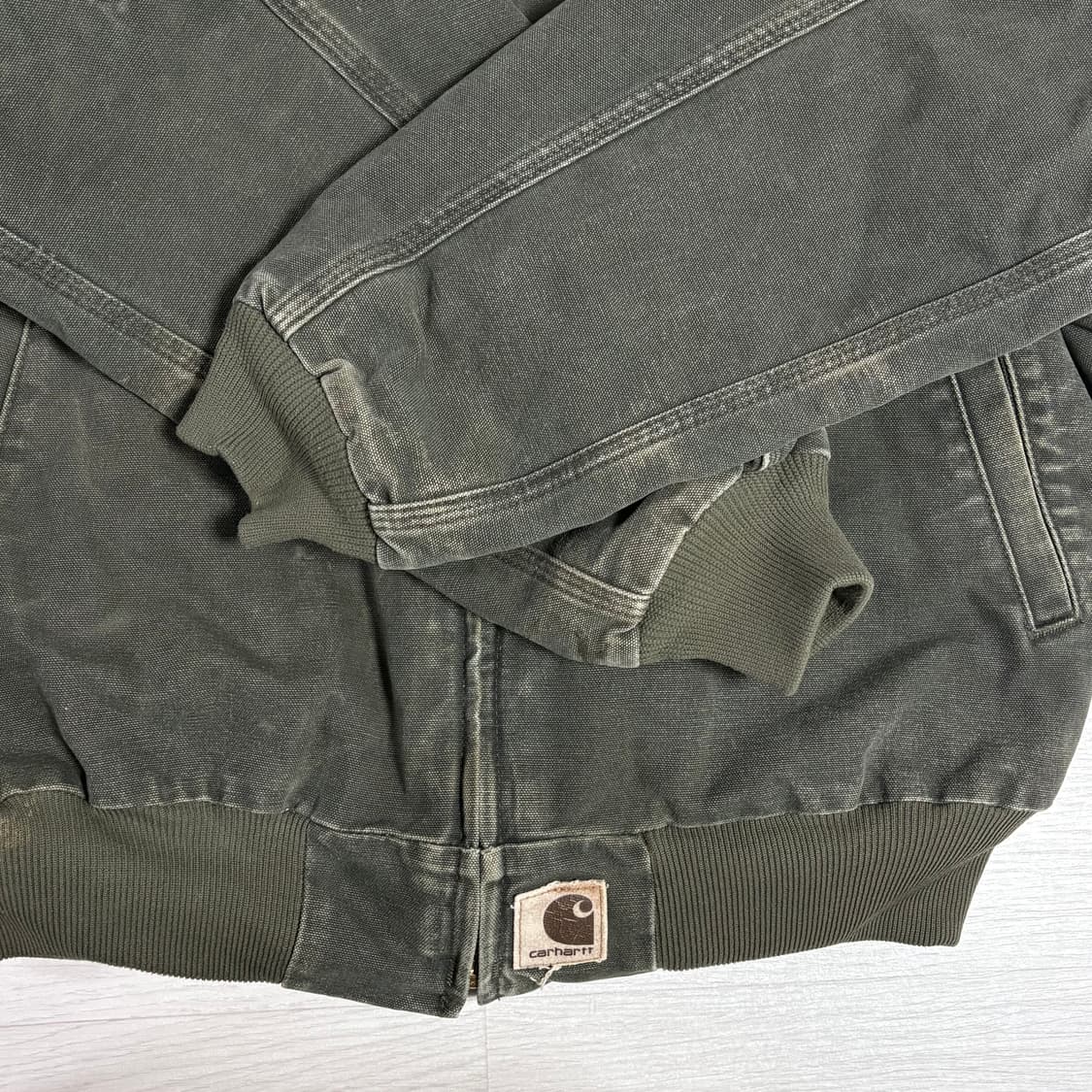 🇲🇽 00s 칼하트 J14 산타페 자켓 모스그린 상품이미지3