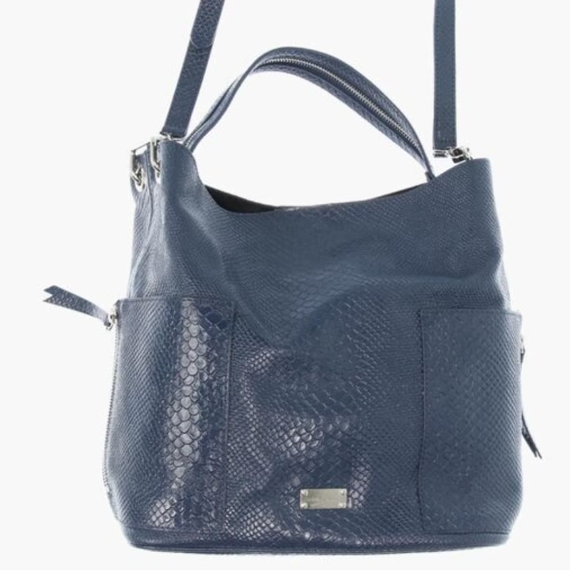 BREAL 리얼 소가죽 블루 가방 숄더백 상품이미지2