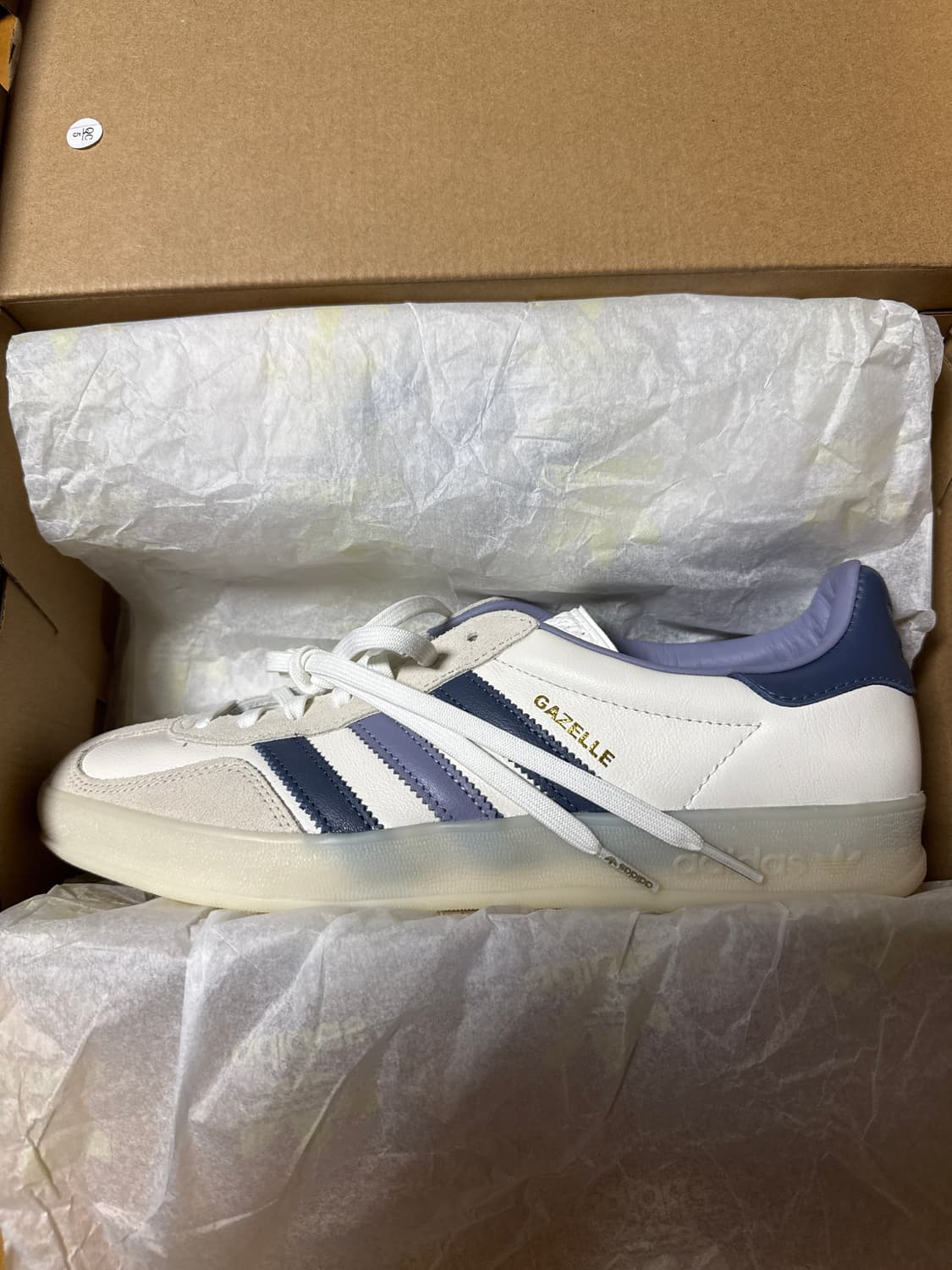 아디다스 가젤 인도어 코어 화이트 프리러브 잉크 IG1643 상품이미지2