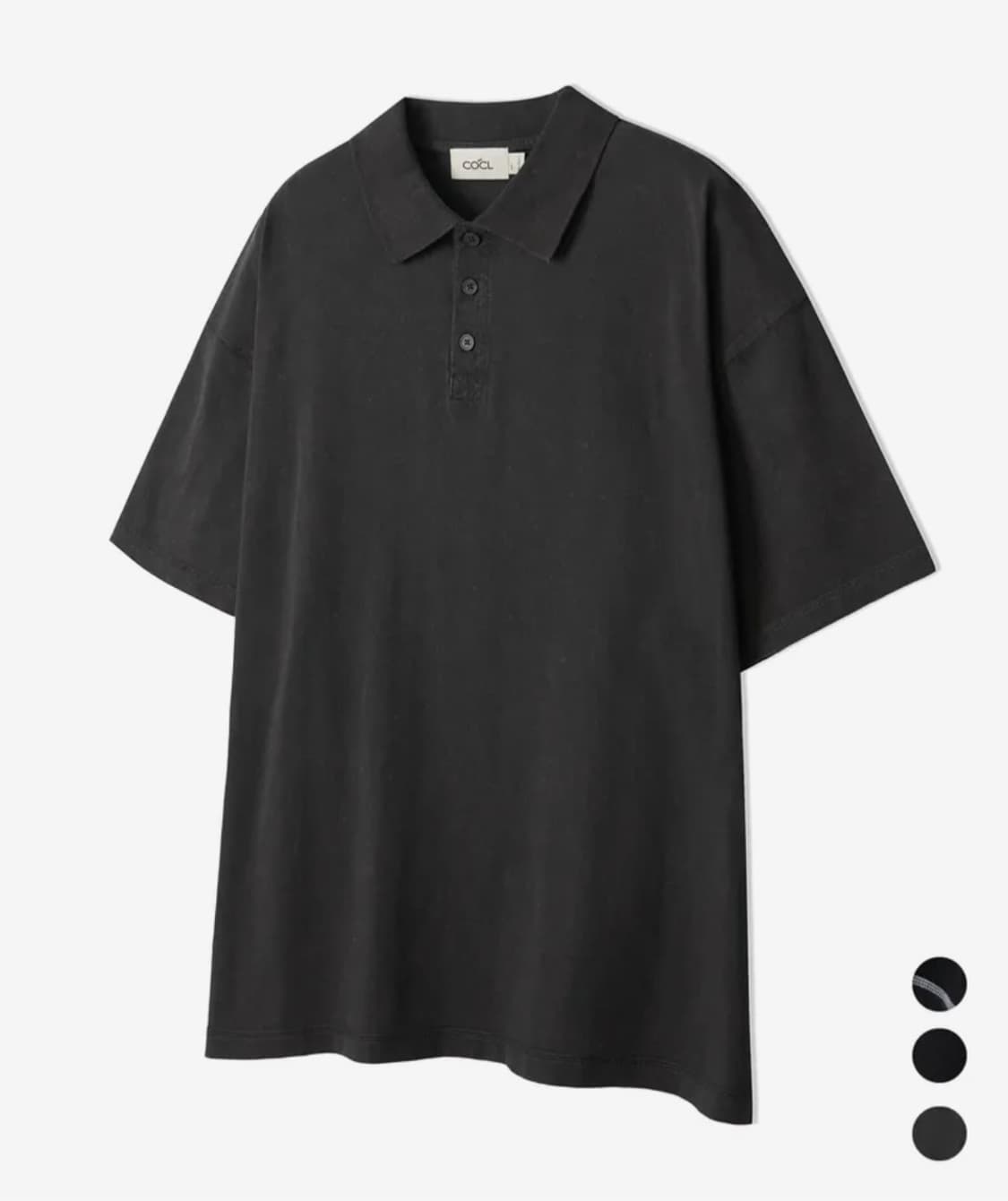 커스텀어클락 피그먼트 카라 티셔츠 M 상품이미지2