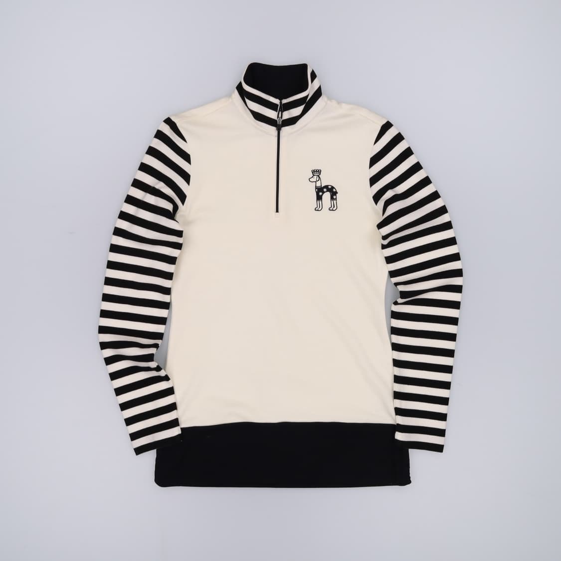 85 헤지스 골프 여성 반집업 니트 4276 상품이미지1