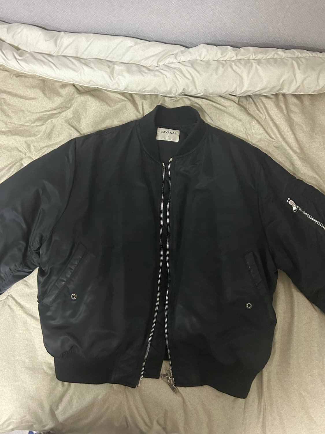 자바나스 블랙 항공점퍼 L 람포지퍼 상품이미지2