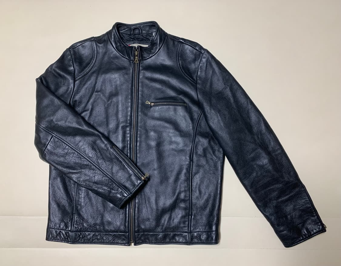 리바이스 희소성 있는 싱글 라이더 카우 레더 자켓 L 상품이미지1