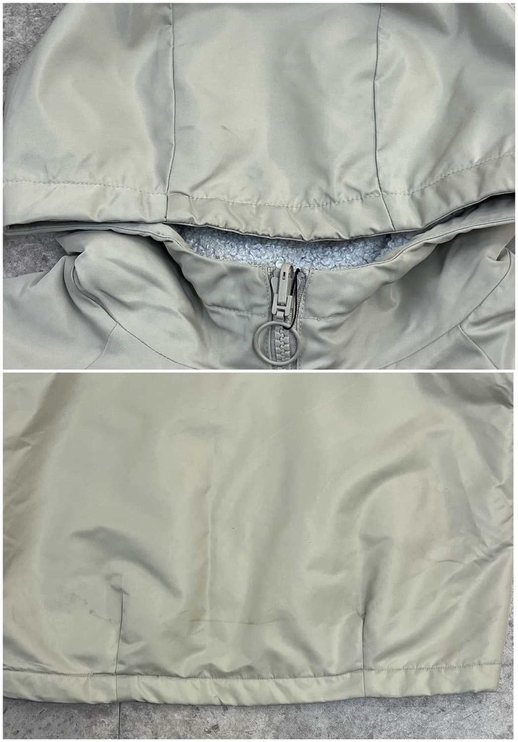 나이키 리버시블 후드 자켓 베이지 90 #csz2339 상품이미지5