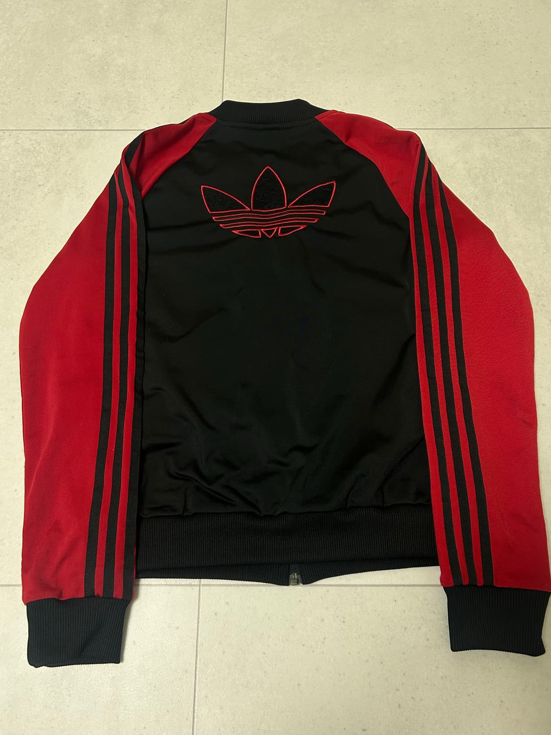 아디다스 져지 집업 트레이닝 트랙탑 검빨 검정 빨강 블랙 레드 상품이미지2