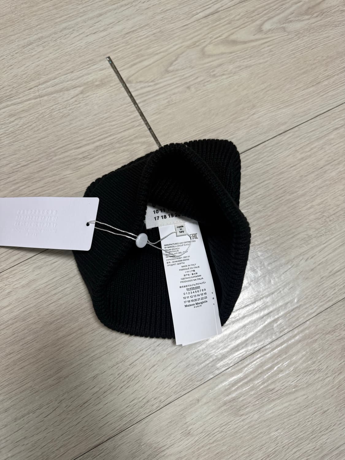 (Os)메종 마르지엘라 스티치 블랙 비니 상품이미지2