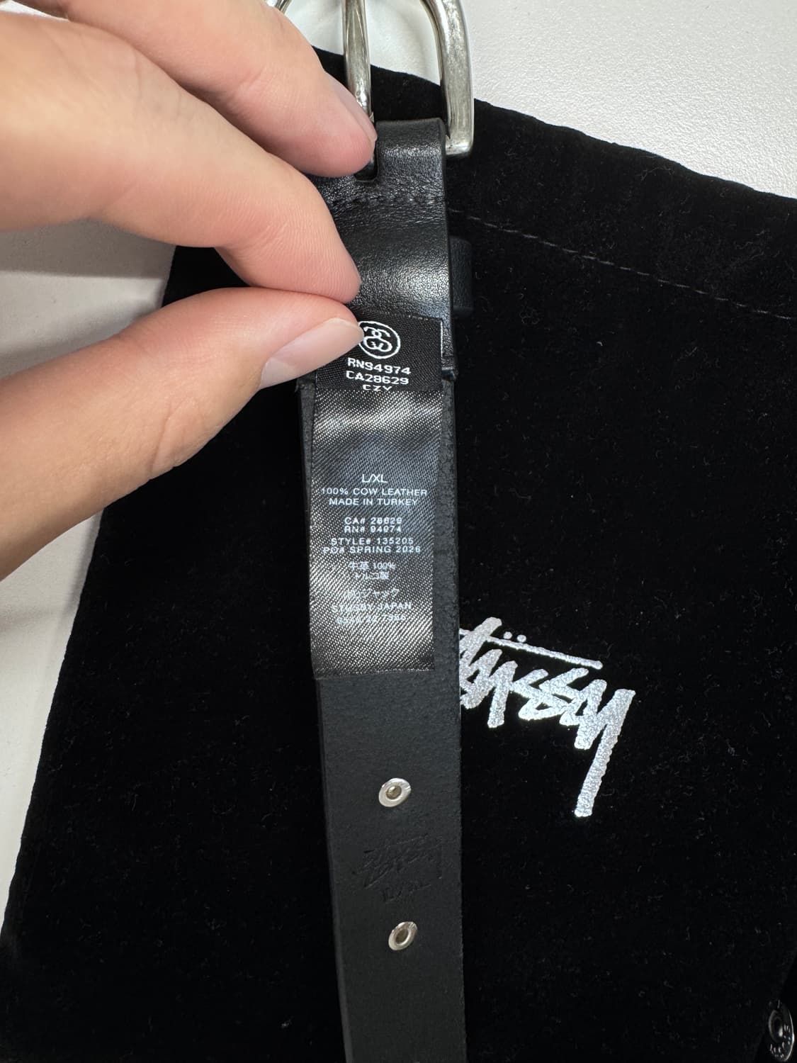 스투시 리벳 스터드 벨트 L/XL 상품이미지9