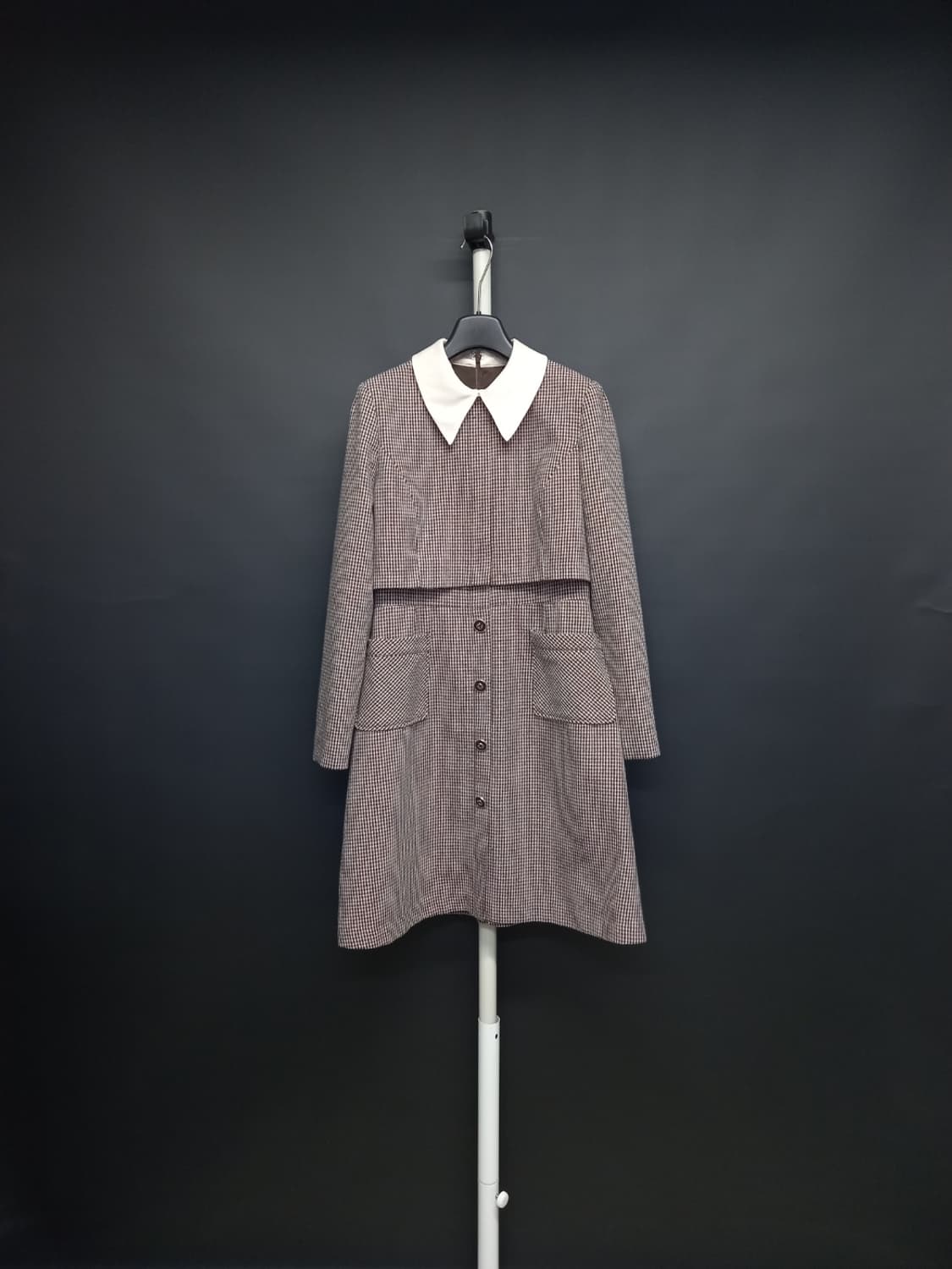 JJ JIGOTT 지고트 춘추동 체크 원피스 55 상품이미지1