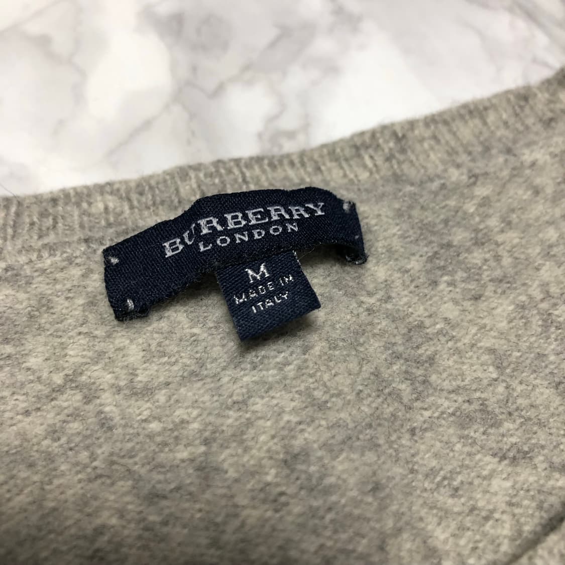 버버리 니트 램스울 남성용 깔끔 상품이미지4