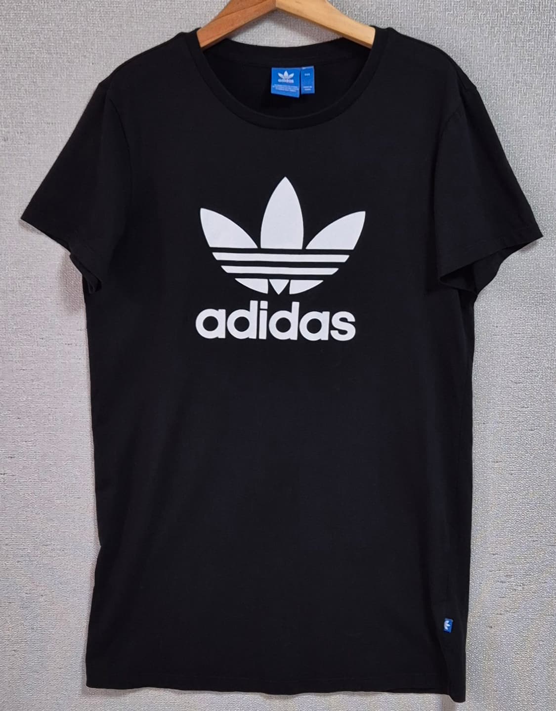 85 (XS) 아디다스 블랙 빅로고 반팔 원피스 상품이미지1