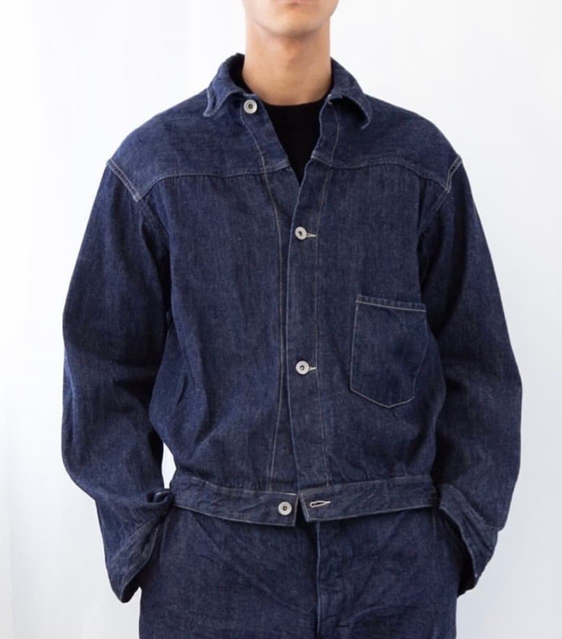 [1] COMOLI 코모리 20aw 데님 트러커 워크 자켓 상품이미지1