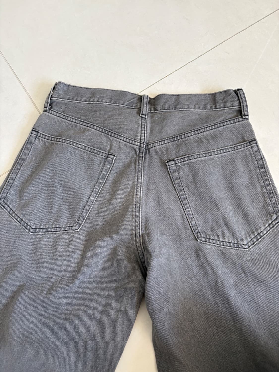barrel leg jeans pant EC LONG 상품이미지10